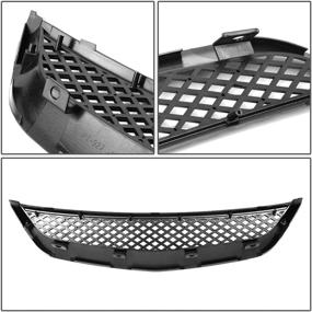 img 2 attached to DNA Motoring GRL-HC01-TR-ABS Front Bumper Grille Guard: Perfect Fit for 01-03 Honda Civic