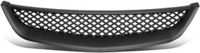 img 4 attached to DNA Motoring GRL-HC01-TR-ABS Front Bumper Grille Guard: Perfect Fit for 01-03 Honda Civic
