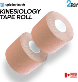 img 3 attached to High-Grade Kinesiology Tape Roll: Sensitive Skin & Radiated Skin Relief for Muscle Strains - Water-Resistant Material, Ideal for Shoulder, Wrist, Knee, Ankle - Physical Therapy Recommended