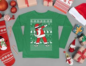 img 1 attached to 🎅 Dabbing Christmas Sweatshirt Medium Boys’ Clothing: Tstars Hoodies & Sweatshirts