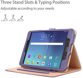 img 1 attached to Футляр ProCase Galaxy Tab A 8.0 (2015 года) - фиолетовый с откидной крышкой для планшета Samsung SM-T350 P350 диагональю 8,0 дюйма.