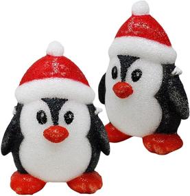 img 3 attached to 🐧 2 Pack Christmas Penguin Porch Light Cover by JOYIN for Festive Holiday and Christmas Decorations
