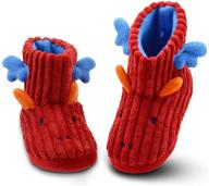 skabiu toddler/boys/girls bootie slippers: adorable animals, cozy warmth for indoors & outdoors logo