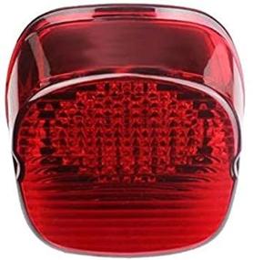 img 2 attached to 🦅 Улучшение заднего LED-фонаря Harley Davidson Eagle Lights Red - вспышка, без окна