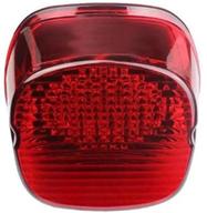 🦅 улучшение заднего led-фонаря harley davidson eagle lights red - вспышка, без окна логотип