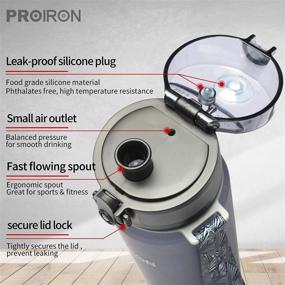 img 1 attached to PROIRON Leakproof Drinking Portable Removable Kitchen & Dining
