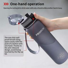 img 2 attached to PROIRON Leakproof Drinking Portable Removable Kitchen & Dining