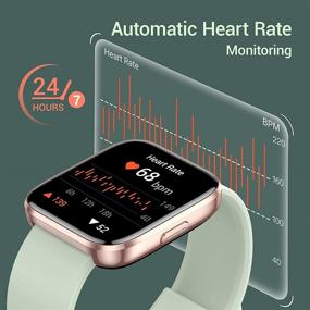 img 1 attached to Smartwatch Saturation Monitor Waterproof Compatible Accessories & Supplies