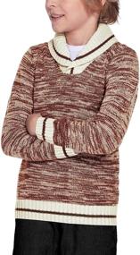 img 2 attached to Boyoo Knitted Sweater Long Fashion Pullovers Boys' Clothing for Sweaters
