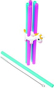 img 3 attached to UNICORN SILICONE STRAWS 6 PC