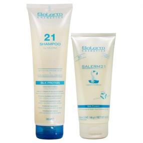 img 1 attached to 🧴 Salerm 21 Silk Protein Shampoo & Leave-in Conditioner (Tube) - Enhance Your Hair Care Routine