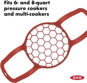 img 2 attached to 🍳 OXO Good Grips Red Pressure Cooker Bakeware Sling: Convenient and Versatile Cooking Assistant