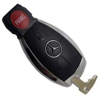 🔑 замена кейса для брелка без чипа mercedes benz w203 w210 w211 amg w204 c e s cls clk - iyz3312 логотип