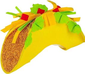 img 4 attached to 🌮 Fiesta Taco Hat: The Perfect Cinco de Mayo Costume Accessory & Hilarious Photo Booth Prop (Adult Size)