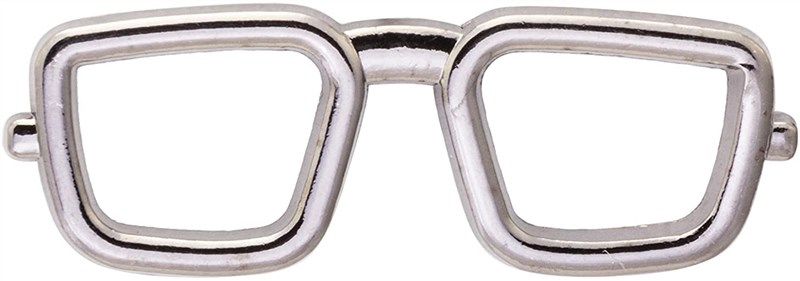 kingpiin silver optical brooch accessories 로고