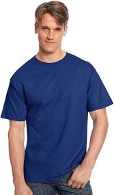 img 4 attached to Hanes 5250 TAGLESS T Shirt_Charcoal Heather_L Men's Clothing for T-Shirts & Tanks