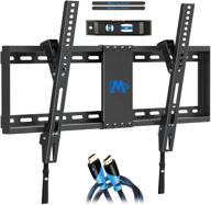 mounting dream tilting tv wall mount: perfect fit for 37-70 inches flat screen tvs, easy to install on various stud sizes - vesa 600x400mm and 132 lbs capacity logo