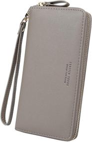 img 4 attached to Cynure Leather Organizer Wristlet Checkbook Women's Handbags & Wallets