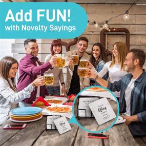 img 1 attached to 😂 Hilarious Drink Coasters with Holder - 6 Piece Novelty Gift Set for Friends, Men, Women - Funny Sayings - Perfect for Housewarming, Birthdays, Living Room Decor, White Elephant, Holiday Parties