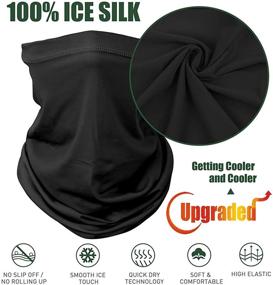 img 2 attached to Protection Gaiter Windproof Bandana Headband Women's Accessories