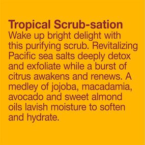 img 2 attached to 🏝️ Hawaiian Body Scrub, Alba Botanica - Revitalizing Sea Salt, 14.5 Oz