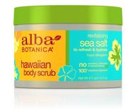 🏝️ hawaiian body scrub, alba botanica - revitalizing sea salt, 14.5 oz logo