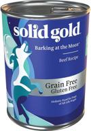 🐶 solid gold barking at the moon wet dog food: high protein, grain free, real beef logo