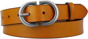 img 4 attached to Holes Skinny Leather Fashion Buckle Women's Accessories and Belts