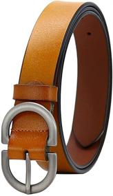 img 3 attached to Holes Skinny Leather Fashion Buckle Women's Accessories and Belts