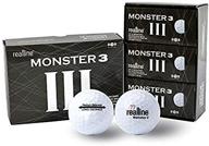 🏌️ monster 3 ultra maximum distance golf balls: enhancing driver power & precision putting - 6 count logo