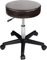 💺 versatile pneumatic/hydraulic/beauty/swivel/tattoo/nanoskin upholstery in luster stool, coffee: a master massage essential! logo