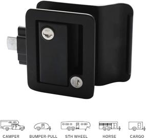 img 3 attached to Trailer Replacement Deadbolt Upgrade Security RV Parts & Accessories for Safety & Security