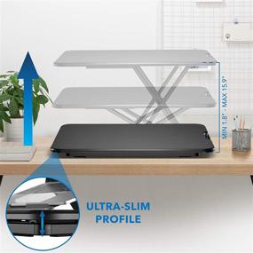 img 1 attached to Mount Standing Desk Riser Adjustment