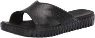 👡 skechers women's foam slide sandals logo