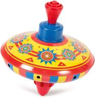 🎠 charming and playful: schylling mini tin tops for classic spinning fun! logo