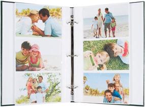 img 2 attached to 📸 Set of 4 Traditional Photo Albums in Dark Green - DesignOvation, 300 Capacity