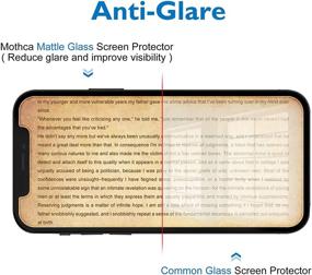 img 2 attached to 📱 Качественная матовая защитная пленка Mothca для iPhone 12 Pro/12 - антибликовое, антиотпечатковое закаленное стекло без единой пузырьков - дружественное к чехлам - легкая установка - гладкость шелка - 6,1 дюйма (2020)