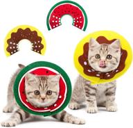 🐱 регулируемый midog кошачий воротник: удобный и защитный ошейник для восстановления после операции у животных логотип