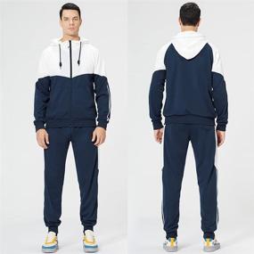 img 3 attached to CALUOMATT Tracksuit Winter Sleeve Casual Sports & Fitness for Team Sports