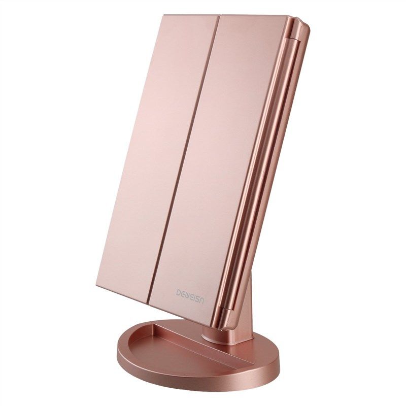 deweisn tri fold magnification tabletop cosmetic 로고