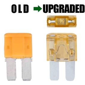 img 3 attached to 🚗 ACBungji Auto Car Micro II 2 Blade Fuse Upgraded Kit - Assortment of 50 Pieces for SUV Truck RV: 5A 7.5A 10A 15A 20A 25A 30A ATO ATC