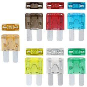 img 2 attached to 🚗 ACBungji Auto Car Micro II 2 Blade Fuse Upgraded Kit - Assortment of 50 Pieces for SUV Truck RV: 5A 7.5A 10A 15A 20A 25A 30A ATO ATC