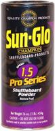 sun glo 1 5 speed shuffleboard powder logo