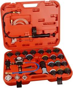 img 1 attached to 🔧 Improved DAYUAN 28-Piece Universal Radiator Pressure Tester & Vacuum Cooling System Kit