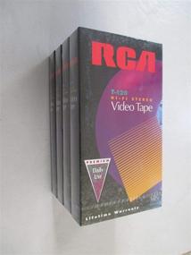 img 1 attached to 🎥 Улучшите свой аудиовизуальный опыт с аудиокассетами RCA T-120 HI-FI Stereo VHS - 4-пакет премиумного повседневного использования.