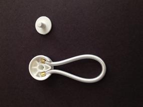 img 1 attached to 🔒 Stayput White Shock Cord Fastener: Secure and Versatile Solution for All Your Cord Management Needs