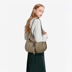 img 3 attached to Handbags Purses Shoulder Handle Satchel Women's Handbags & Wallets for Hobo Bags