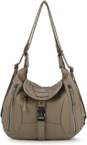 img 4 attached to Handbags Purses Shoulder Handle Satchel Women's Handbags & Wallets for Hobo Bags