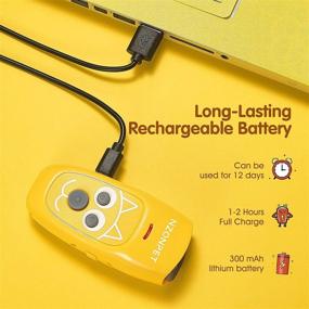img 1 attached to Nzonpet Ultrasonic 3 in 1 Anti Barking Device: Effective Dog Bark Control Tool with LED Light & Cartoon Prints