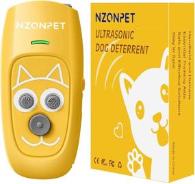 img 4 attached to Nzonpet Ultrasonic 3 in 1 Anti Barking Device: Effective Dog Bark Control Tool with LED Light & Cartoon Prints